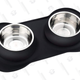 The URPOWER Dog Bowls With Non-Skid Silicone Mat will help keep your dog from making a huge mess at mealtime.